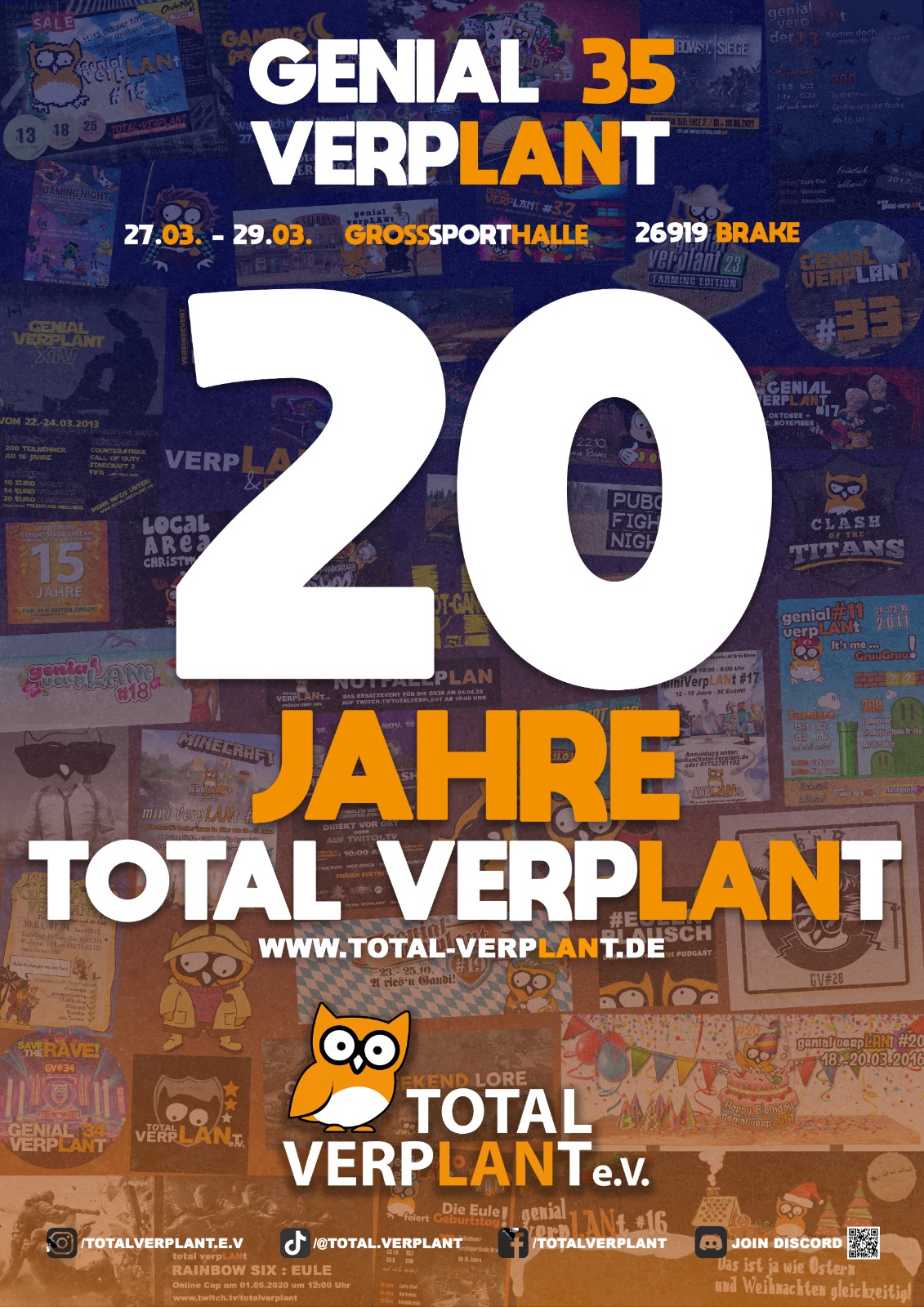 Logo für die GV35, mit alten Logos/ Nostalgie